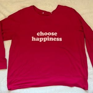 EUC "Choose Happiness" Long Sleeve Shirt